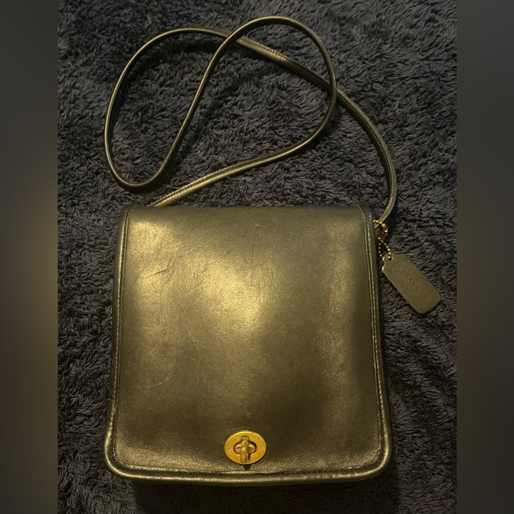 Coach Vintage Compact Pouch Black